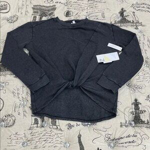 Z by Zella Girl Twist Front Sweatshirt